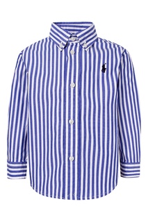Рубашка в сине-белую полоску Ralph Lauren Kids