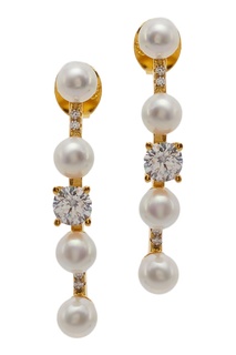 Серьги-гвоздики с подвесками Exclaim