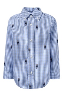 Рубашка в клетку с вышивкой Ralph Lauren Kids