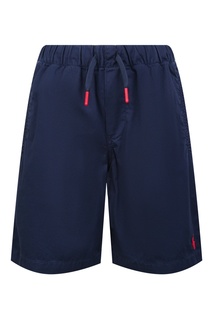 Синие шорты с эластичным поясом Polo Ralph Lauren Kids