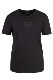 Футболка с отделкой Emporio Armani