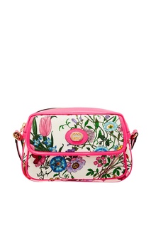 Розовая сумка-кроссбоди Flora Gucci