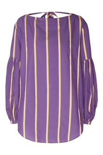 Фиолетовая блузка в полоску Alysi