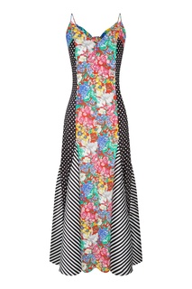 Платье с цветочным принтом Aquazzura X Racil