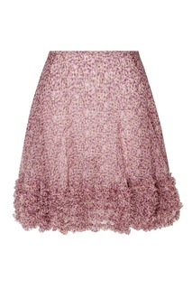 Розовая юбка с отделкой Stella Mc Cartney