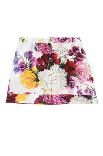 Хлопковые шорты с цветочным принтом Dolce & Gabbana