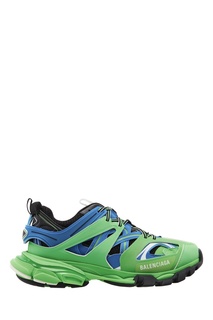Сине-зеленые кроссовки Track Balenciaga