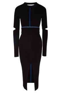 Вязаное платье с контрастной отделкой Victoria Beckham