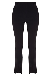 Узкие черные брюки с разрезами Victoria Beckham