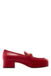 Лоферы на платформе Horsebit Gucci