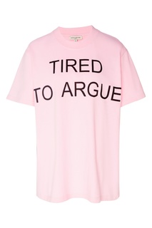Розовая футболка с надписью Natasha Zinko