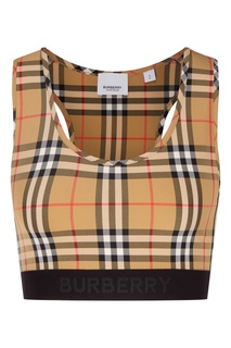 Кроп-топ в клетку Vintage Check Burberry