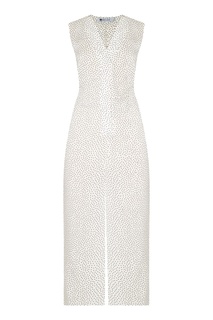 Белый комбинезон в горошек Белка