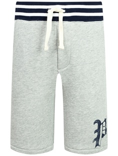 Меланжевые шорты с контрастной отделкой Polo Ralph Lauren Kids