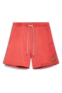 Красные шорты на кулиске Deus