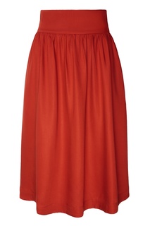 Красная юбка с широким поясом Akhmadullina Dreams