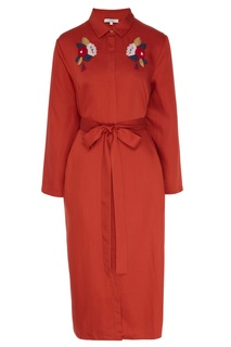 Красное платье с вышивкой Akhmadullina Dreams