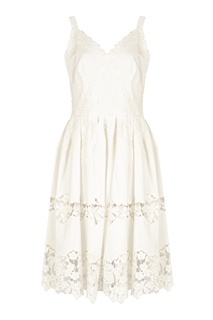 Платье на бретелях с кружевом Dolce & Gabbana