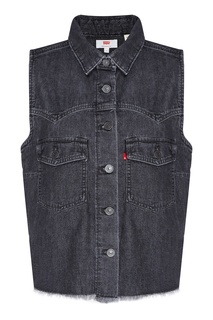 Черный джинсовый жилет Levis®