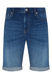 Джинсовые шорты с подворотами Calvin Klein