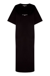 Черное платье-футболка Stella Mc Cartney