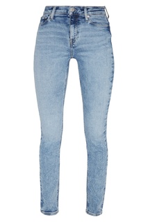 Голубые джинсы с «вареным» эффектом Calvin Klein
