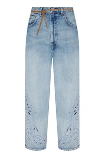 Голубые джинсы с ажурной отделкой Levis®