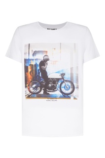 Белая футболка Custom с принтом KO Samui