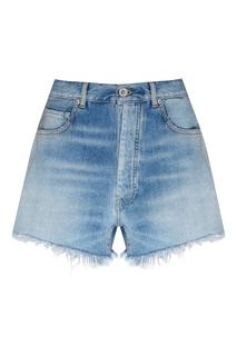 Джинсовые шорты с бахромой Unravel Project