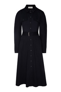 Черное платье-рубашка MAX Mara