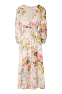 Платье-макси с цветочным принтом Zimmermann