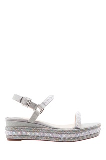 Сандалии с глиттером и кристаллами Pyradiams 60 Christian Louboutin