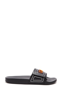 Черные пантолеты с ярким логотипом Gucci Man