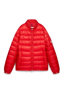 Красная стеганая куртка Moncler