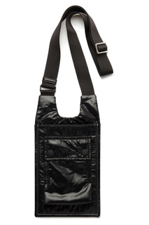 Черная сумка с накладным карманом Moncler