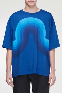 Синяя футболка Hoky Kurve Dries Van Noten