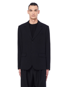 Черный пиджак из шерсти RAF Simons