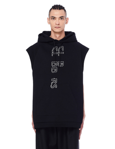 Худи из хлопка без рукавов RAF Simons