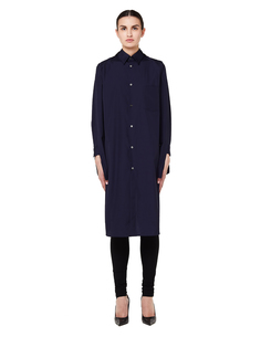 Синяя блузка из хлопка Comme DES GarÇons