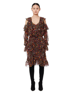 Шелковое платье с цветочным принтом Faith Connexion