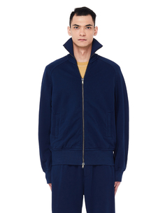 Синяя толстовка на молнии Haider Ackermann