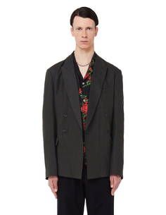 Двубортный льняной пиджак Haider Ackermann