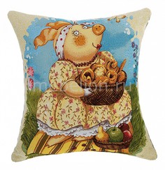 Подушка декоративная (45x45 см) Хозяюшка с баранками 850-902-18