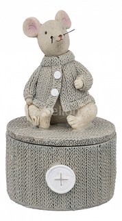Шкатулка декоративная Мышка 162-576