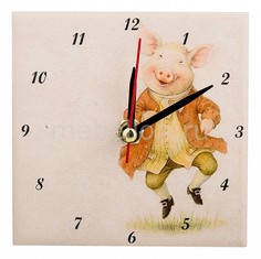 Настольные часы (10x10 см) Свинки 354-1636