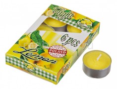 Набор из 6 свечей ароматических (4x2 см) Лимон 348-477
