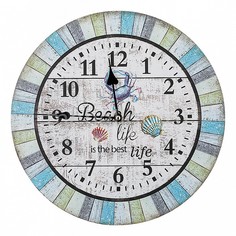Настенные часы (34 см) Beach 799-173