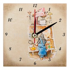 Настольные часы (10x10 см) Свинки 354-1642