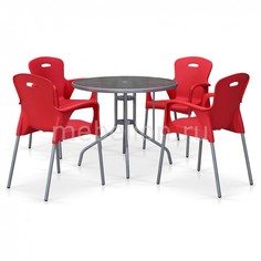 Набор уличный TD90/XRF065BR Red (4+1) Afina