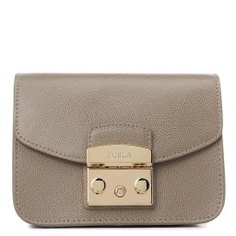 Сумка FURLA METROPOLIS MINI CROSSBODY бежево-серый